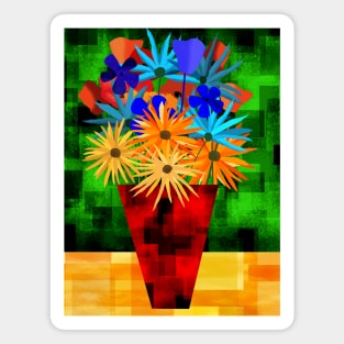 Vase of Flowers Magnet